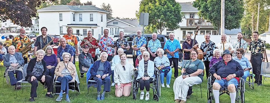 Morningside helped sponsor Ken Kilian's Big Band for Lancaster's Summer Nights at the Plaza